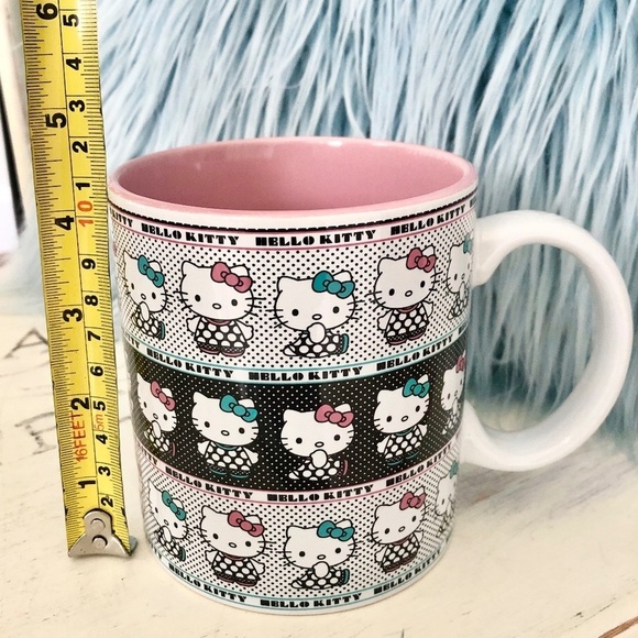 Hello Kitty, Ceramic, Coffee, Mug, With, Pink, Interior, Large, 20oz, Mug, NWT - Picture 10 of 10